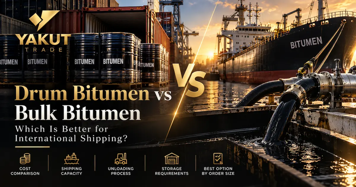 Drum Bitumen vs Bulk Bitumen: Which Is Better for International Shipping?