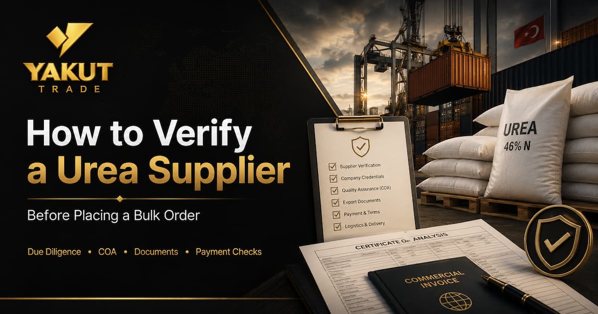 How to Verify a Urea Supplier Before Placing a Bulk Order