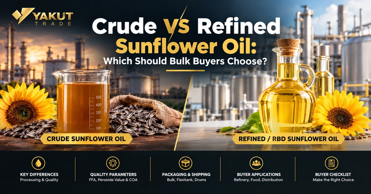Crude vs Refined Sunflower Oil
